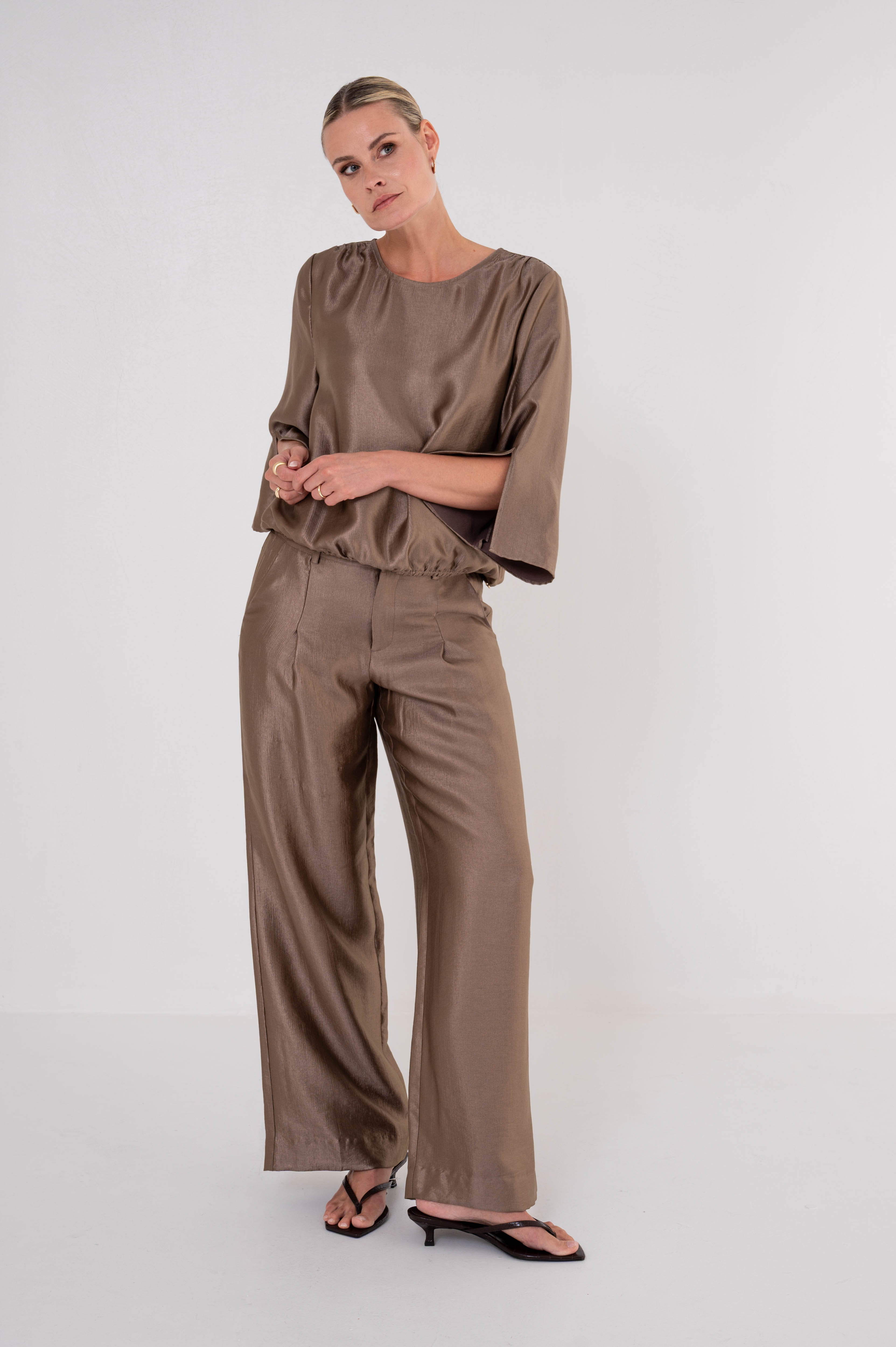 PURE BY ZIZO Dames Broek Hester Clay  - Afbeelding 2