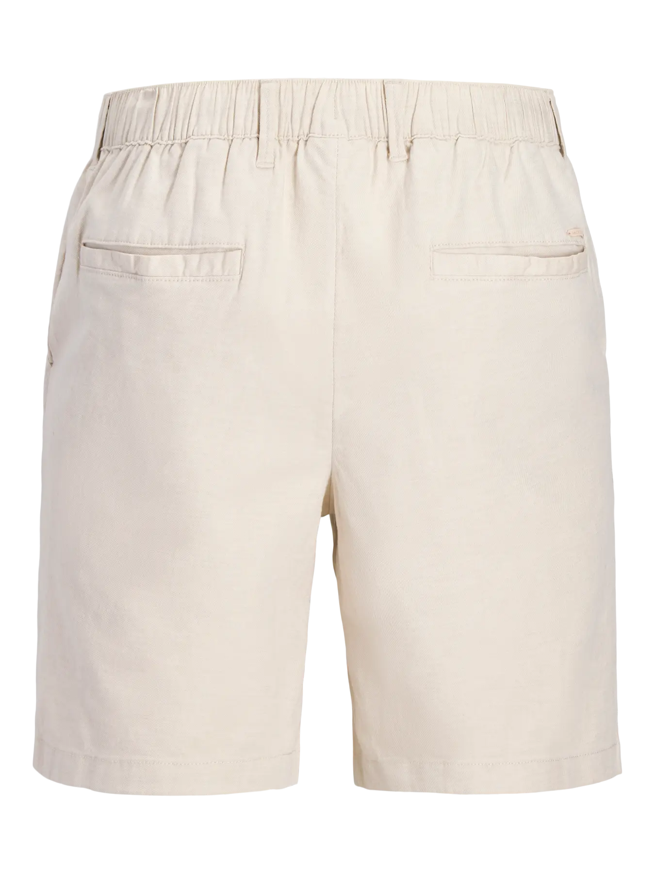JACK & JONES Heren Korte Broek Regular Chino Cotton/ Linnen Moonbeam - Afbeelding 2