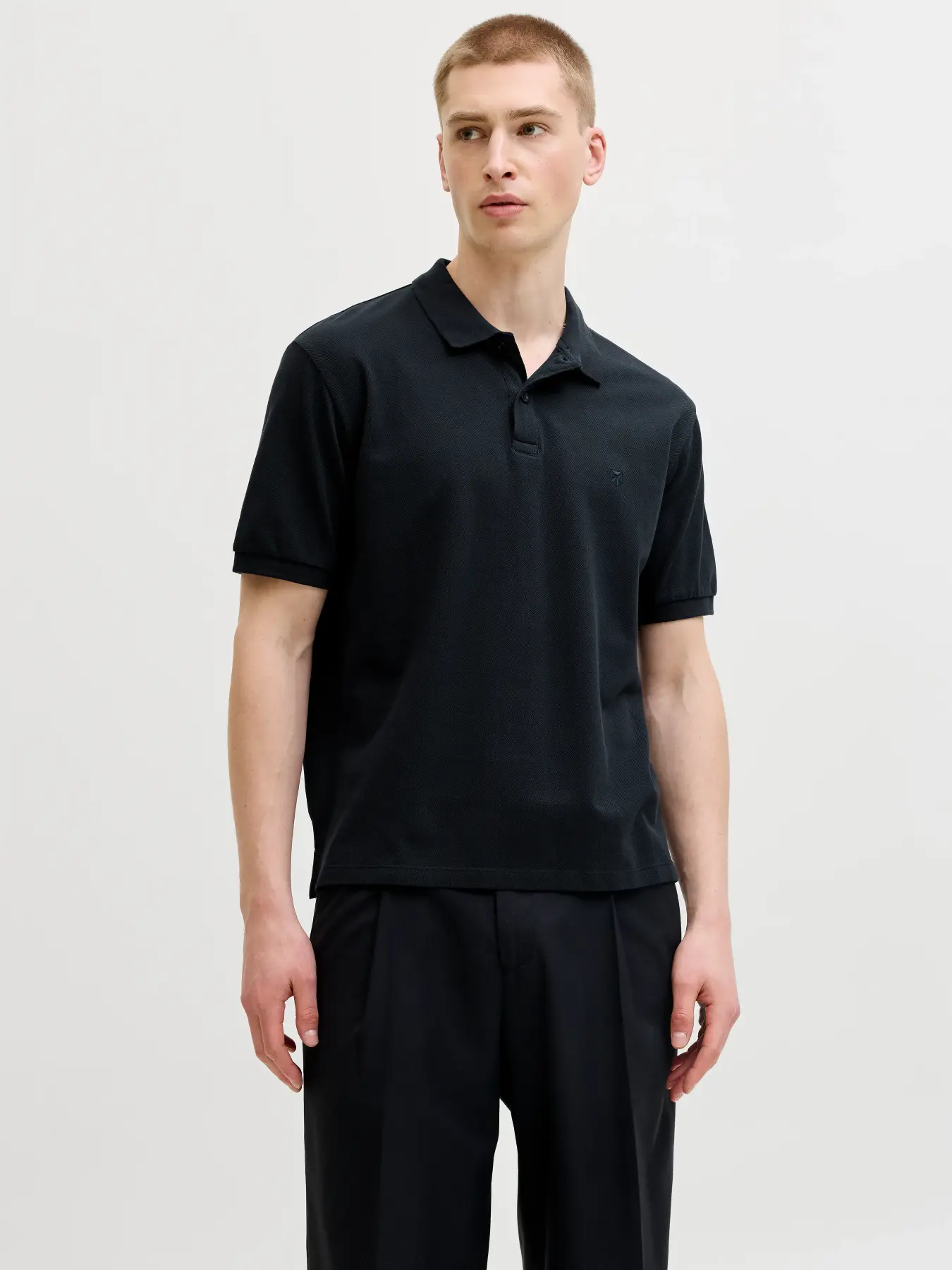 JACK & JONES Polo Effen Night Sky  - Afbeelding 2