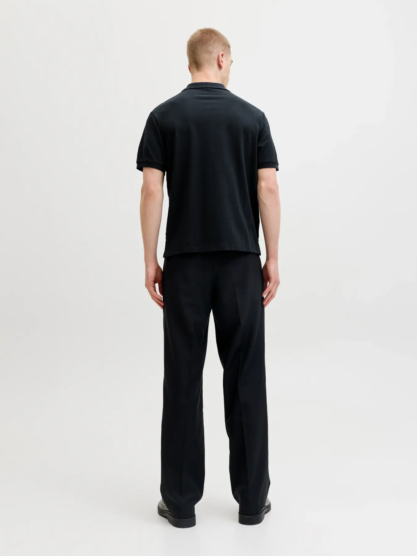 JACK & JONES Polo Effen Night Sky  - Afbeelding 3