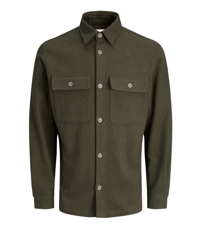 JACK&JONES Heren Overshirt Rayle Donkergroen - Afbeelding 2