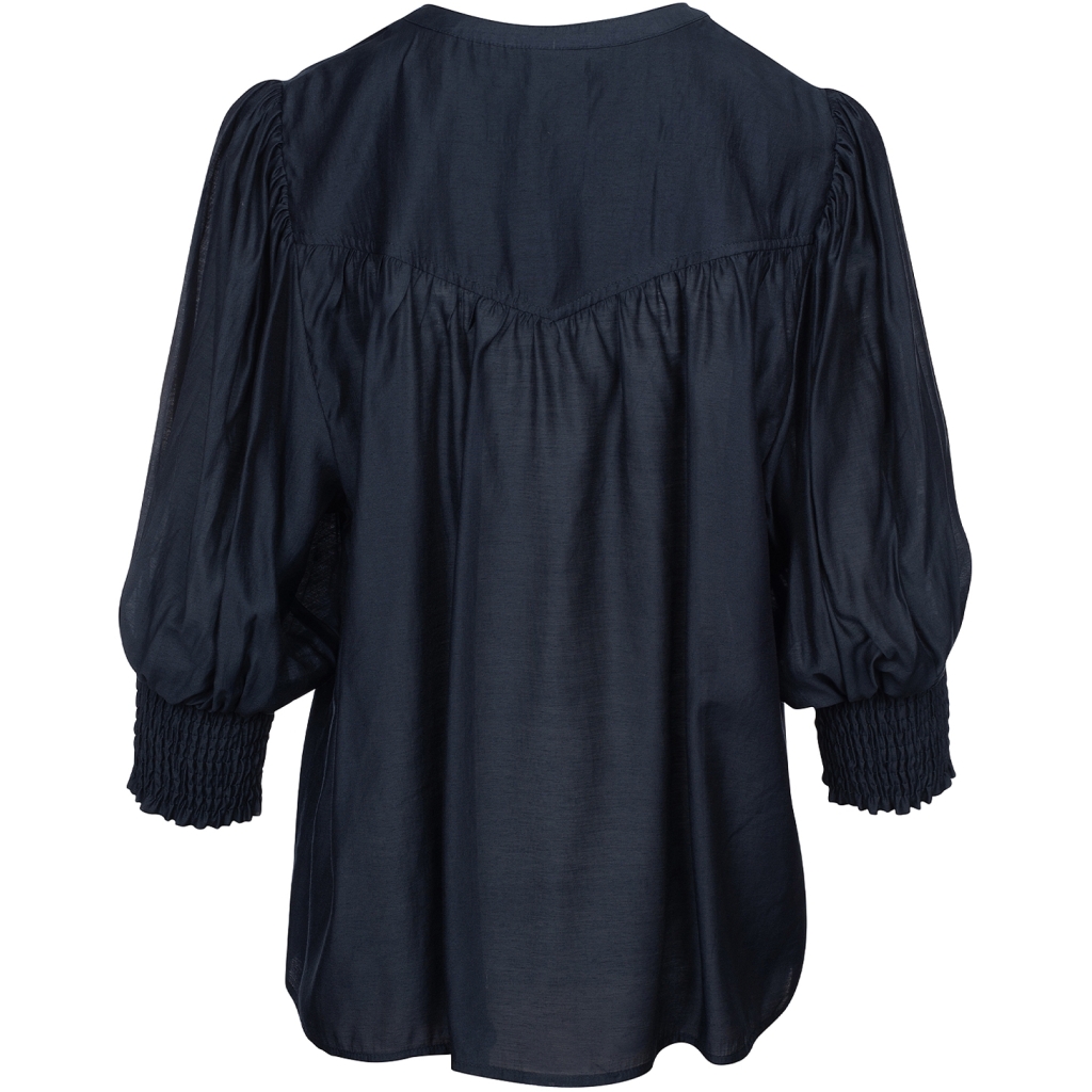 ONE TWO LUXZUZ Blouse Jeana Donkerblauw  - Afbeelding 3
