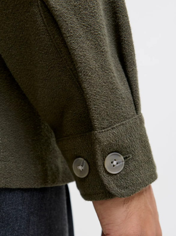 JACK&JONES Heren Overshirt Rayle Donkergroen - Afbeelding 5