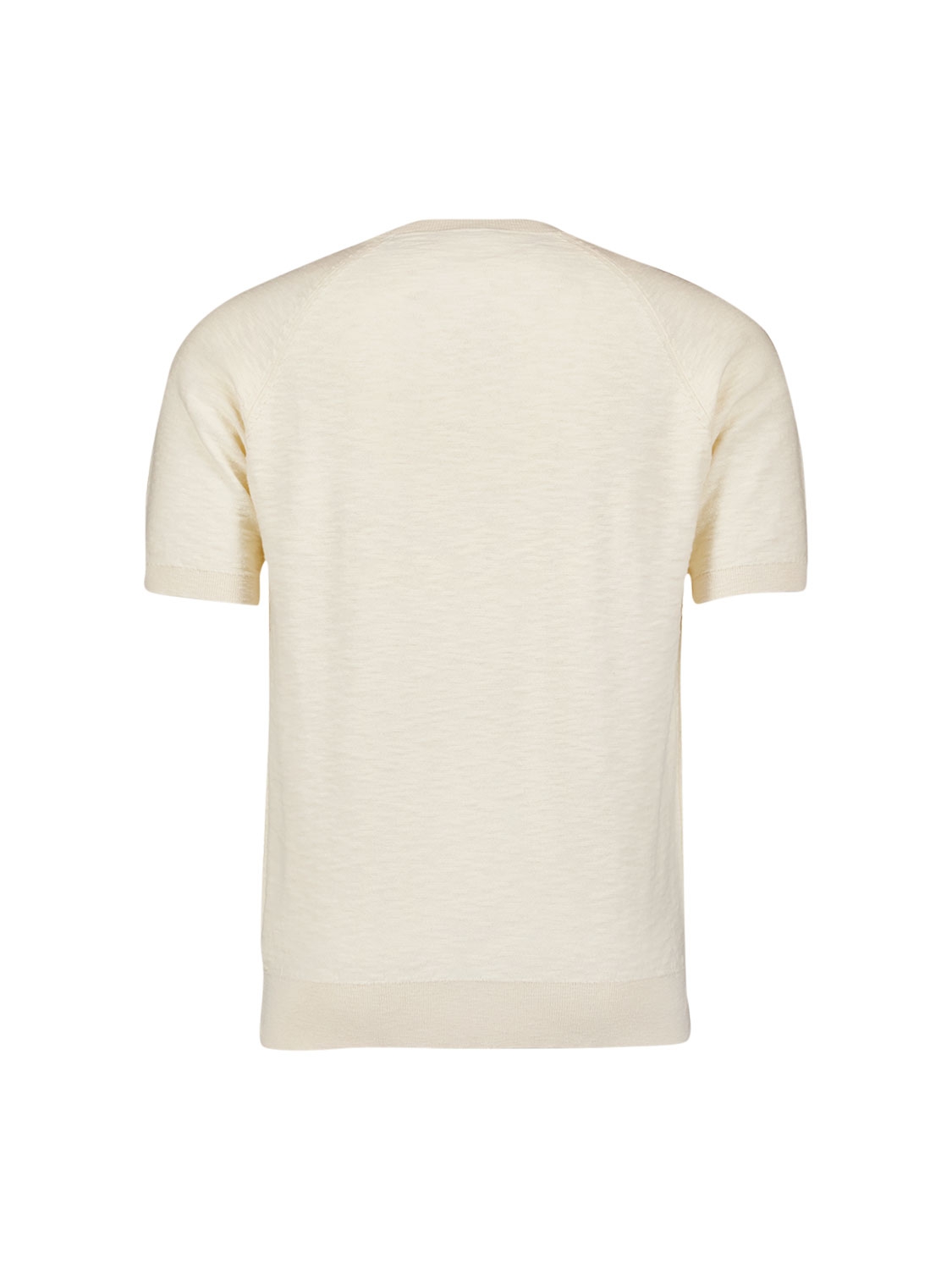 NO EXCESS Herenshirt Fijngebreid Creme  - Afbeelding 2