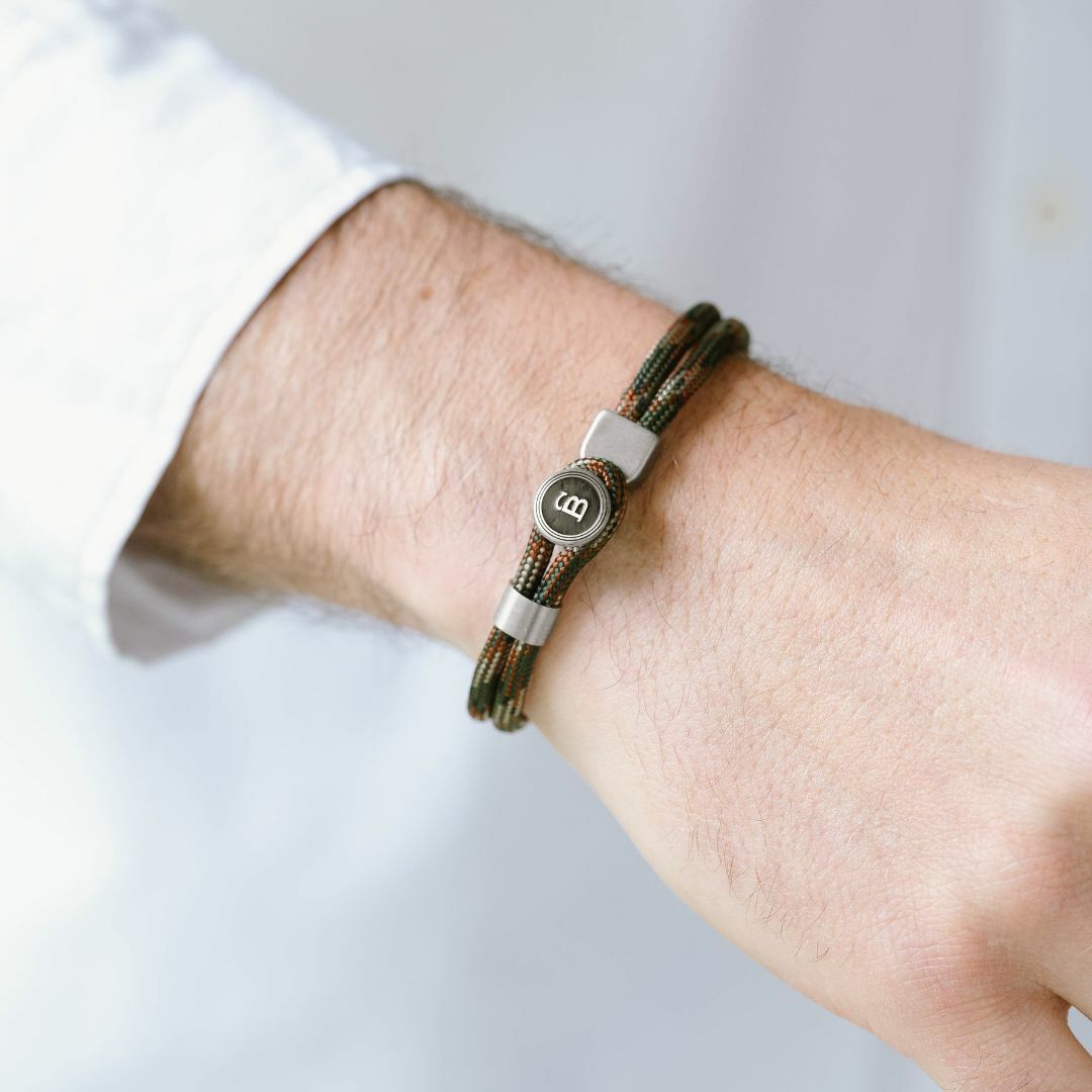 STEEL & BARNETT Armband Rope Woodland