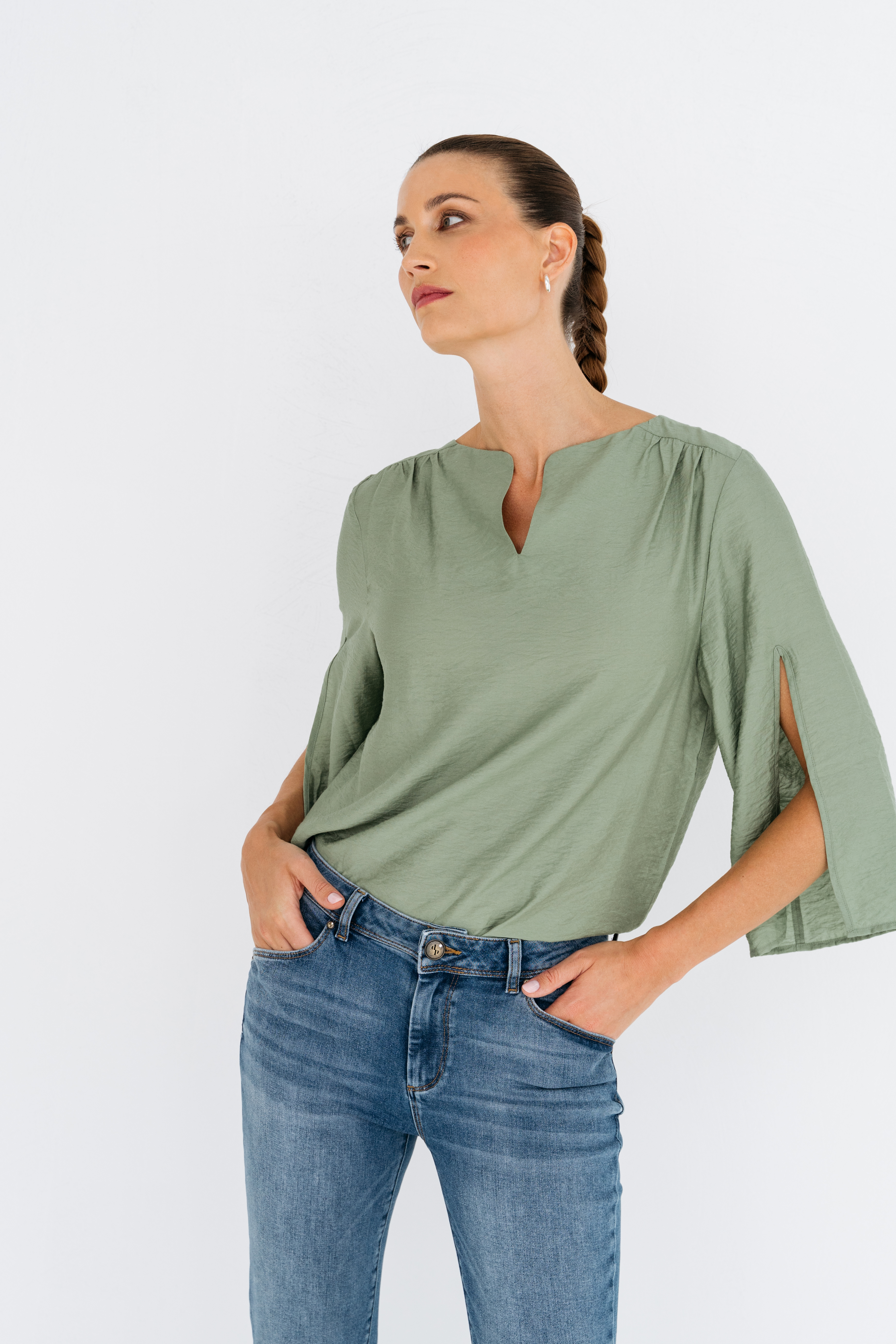 MAICAZZ Damestop Mila Aquatic Green  - Afbeelding 3