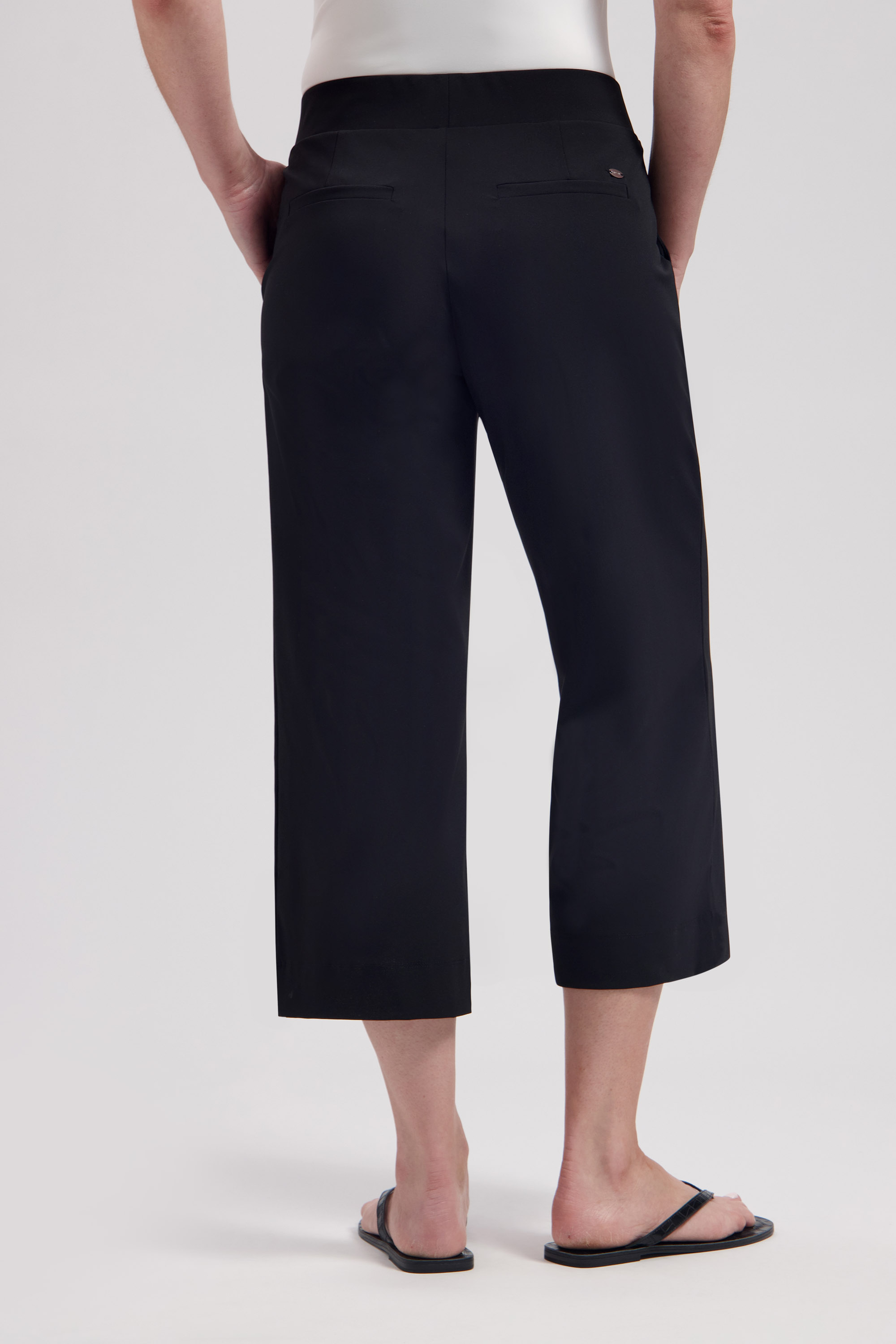 LADY DAY Dames Travel Broek Micky Zwart  - Afbeelding 2