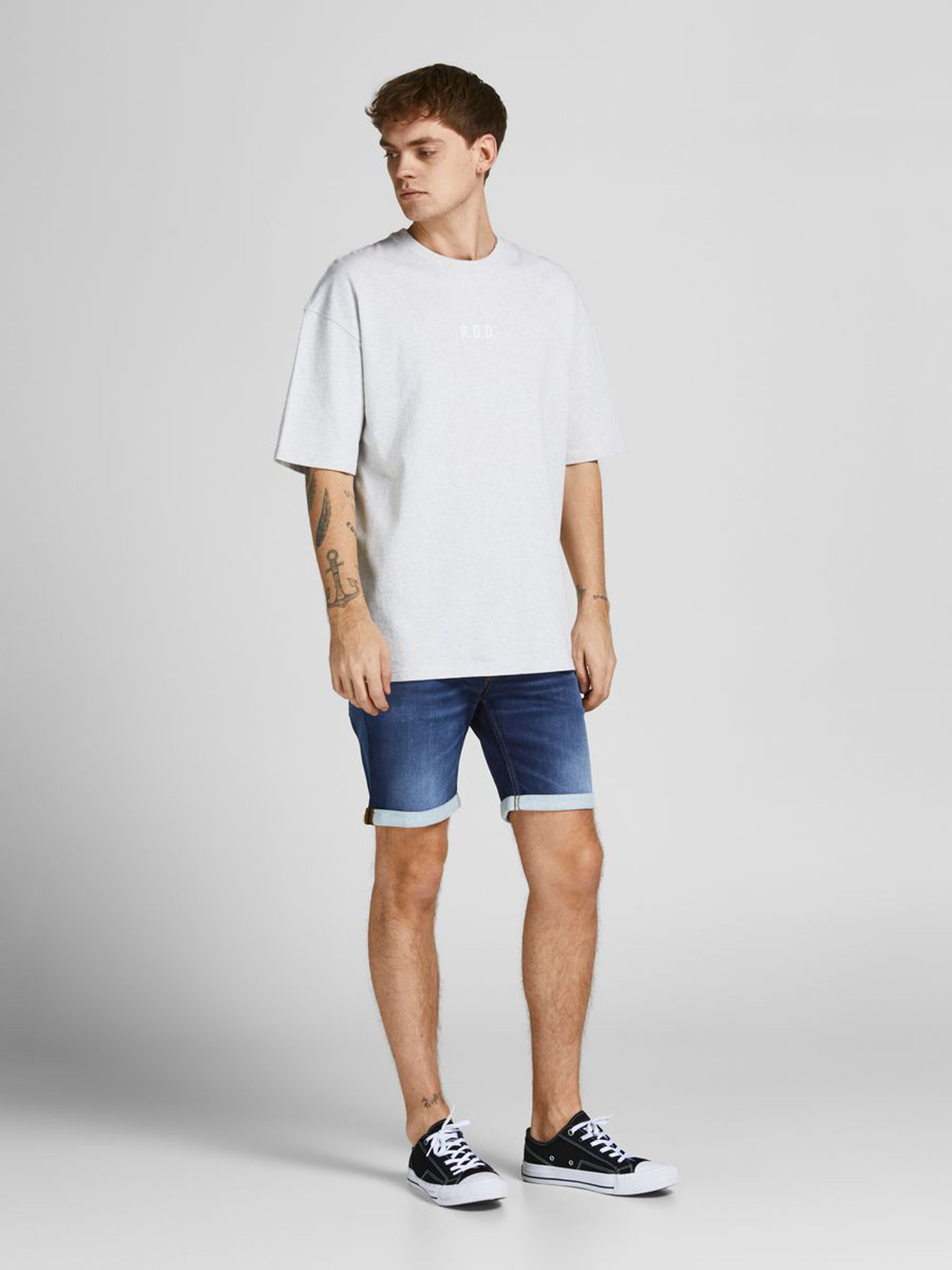 JACK&JONES Spijker Korte Broek Rick Blue Denim  - Afbeelding 3