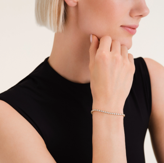 ROSEFIELD Dames Armband Tennis Goudkleur  - Afbeelding 3