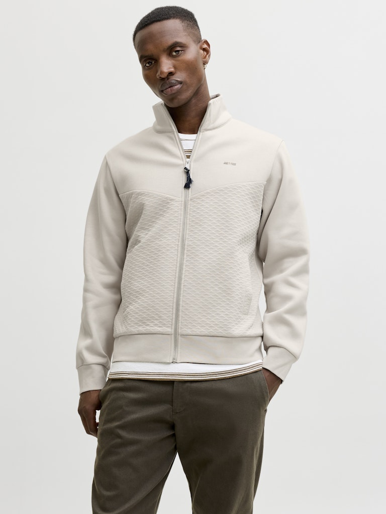 JACK&JONES Heren Sweat Vest Frankie Offwhite  - Afbeelding 2