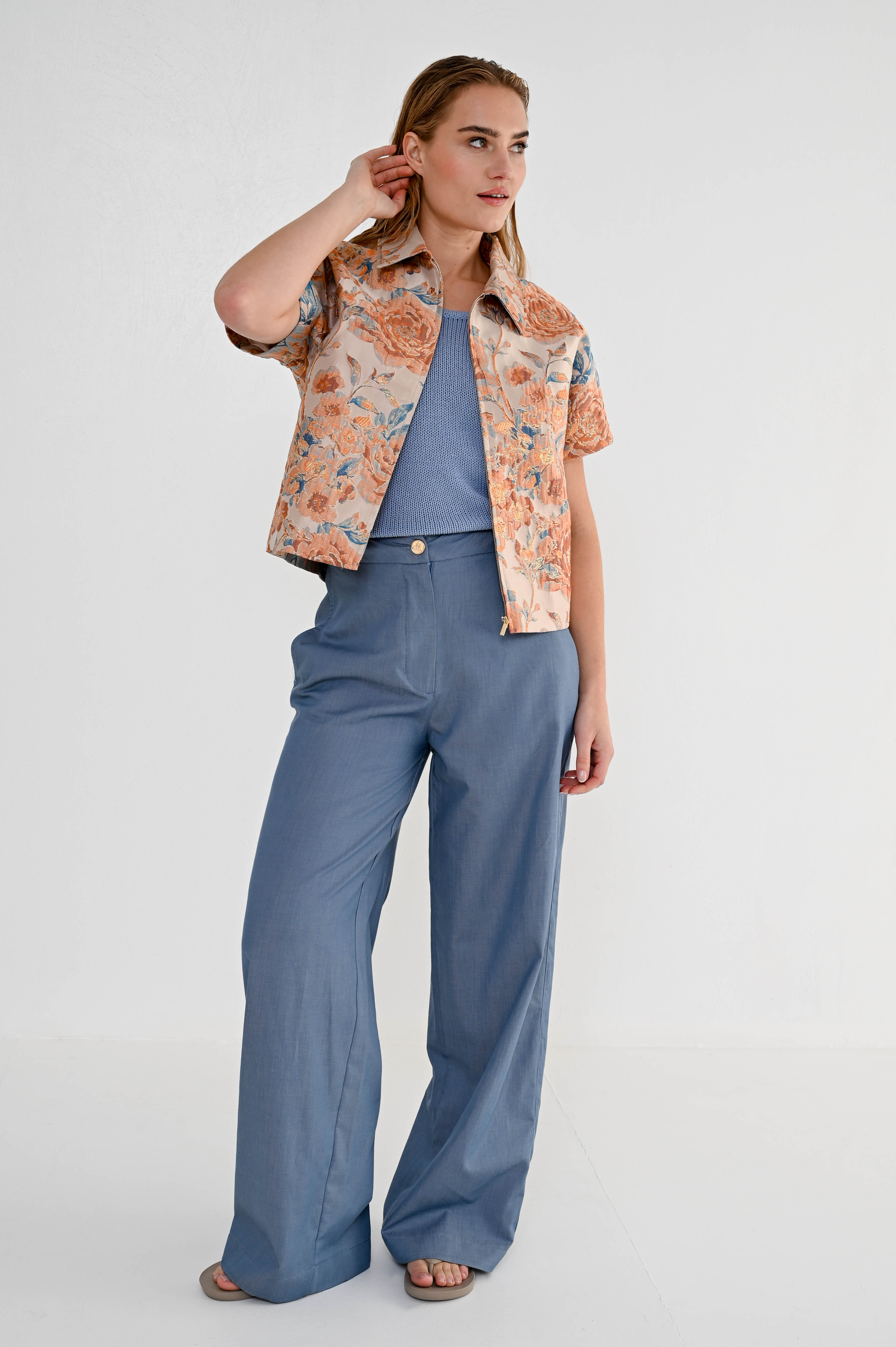 MAICAZZ Dames Jasje Terry Orange  - Afbeelding 2