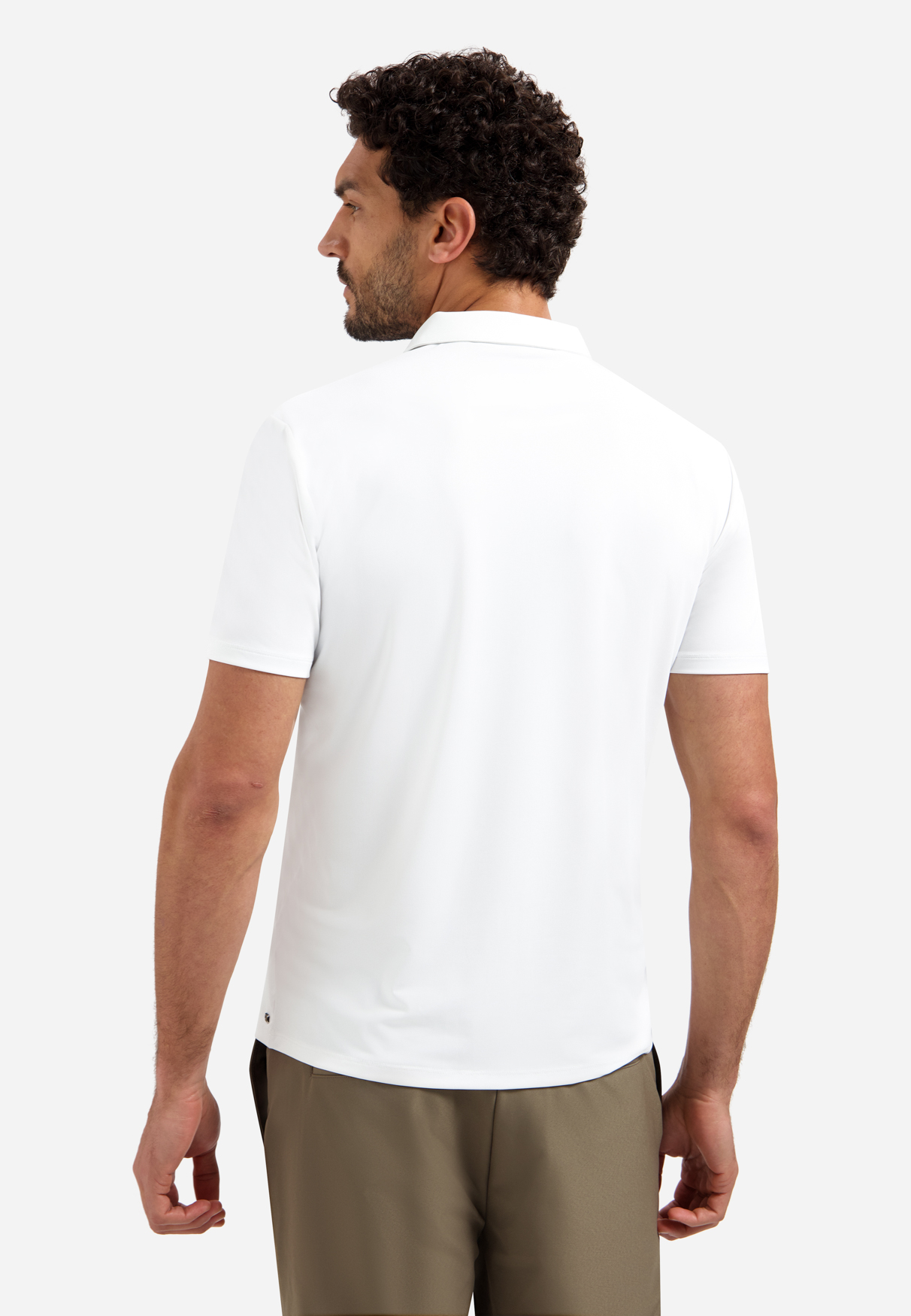 NO EXCESS Heren Poloshirt Travel Jersey Sedoc Wit  - Afbeelding 3