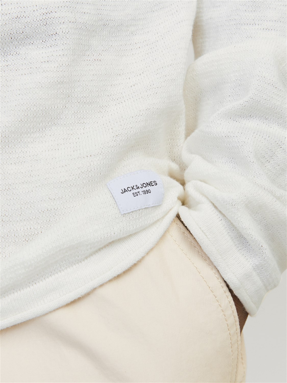 JACK & JONES Heren Trui Linnen Offwhite - Afbeelding 5