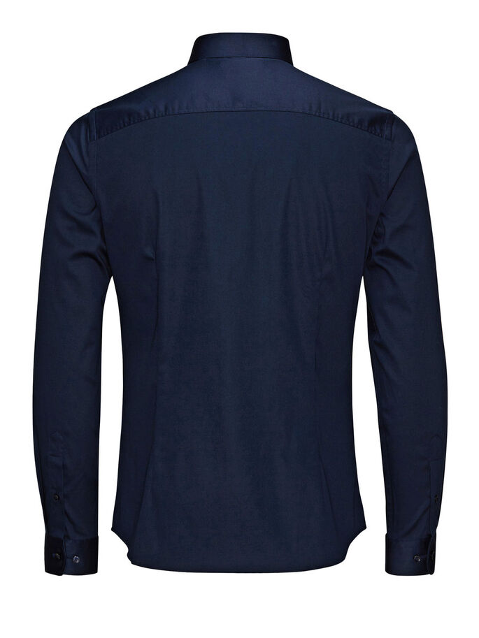 JACK&JONES Heren Overhemd Parma Donkerblauw  - Afbeelding 2