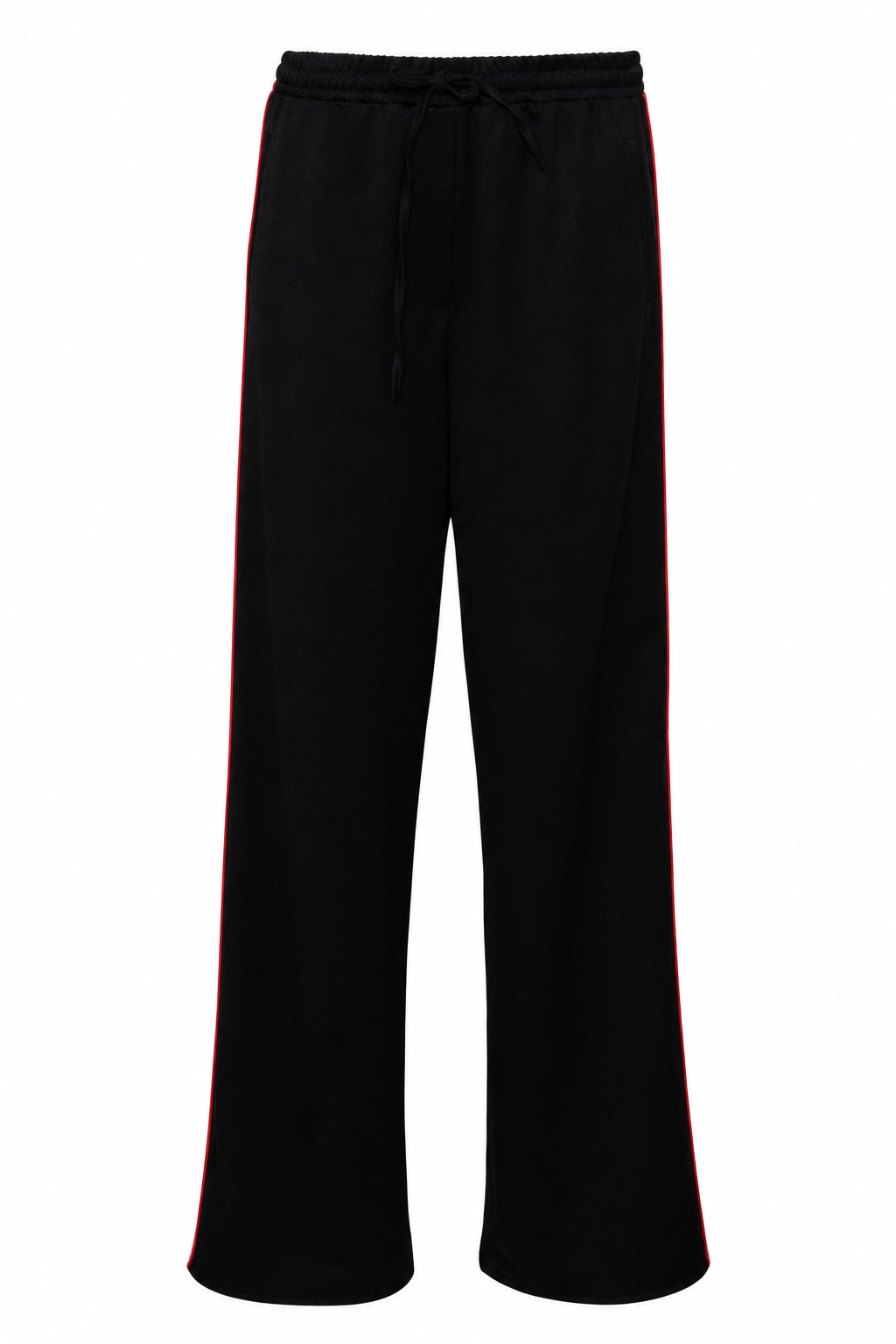 PURE BY ZIZO Dames Broek Rachel Zwart Met Rode Bies  - Afbeelding 2