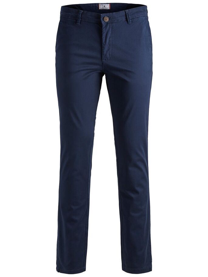 Jack&Jones Chino Broek Marco Bowie Navy 