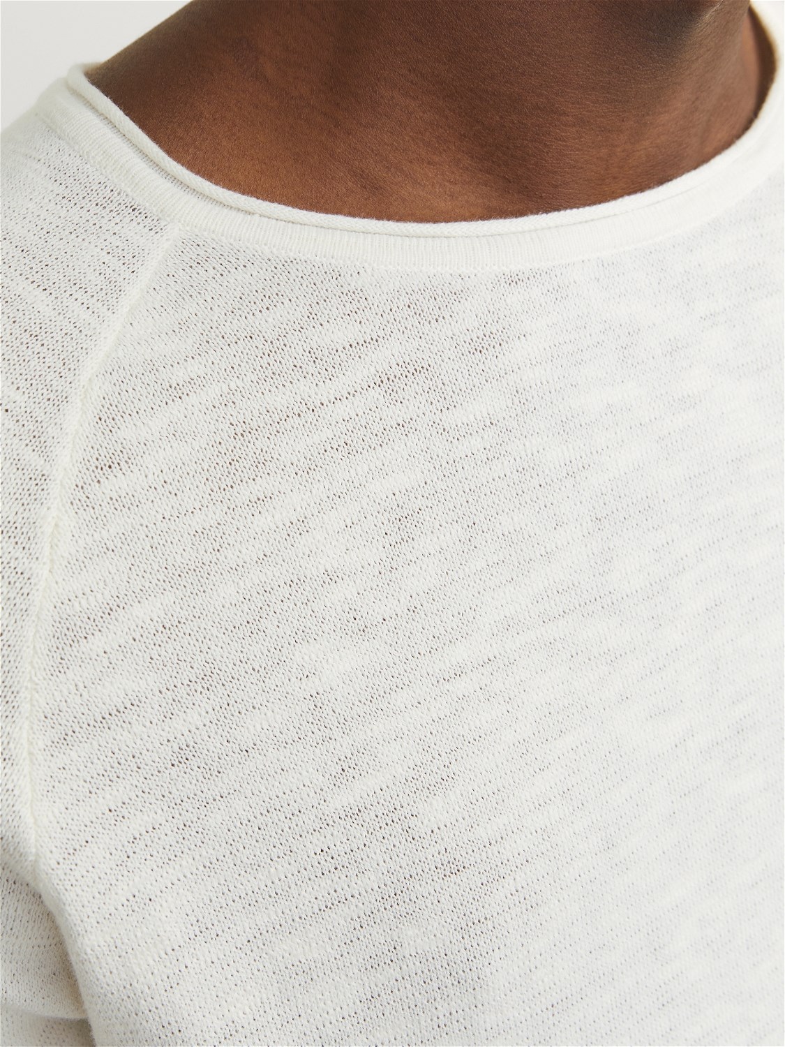 JACK & JONES Heren Trui Linnen Offwhite - Afbeelding 6
