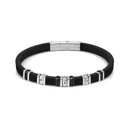NOMINATION Heren Armband Zwart Staal 