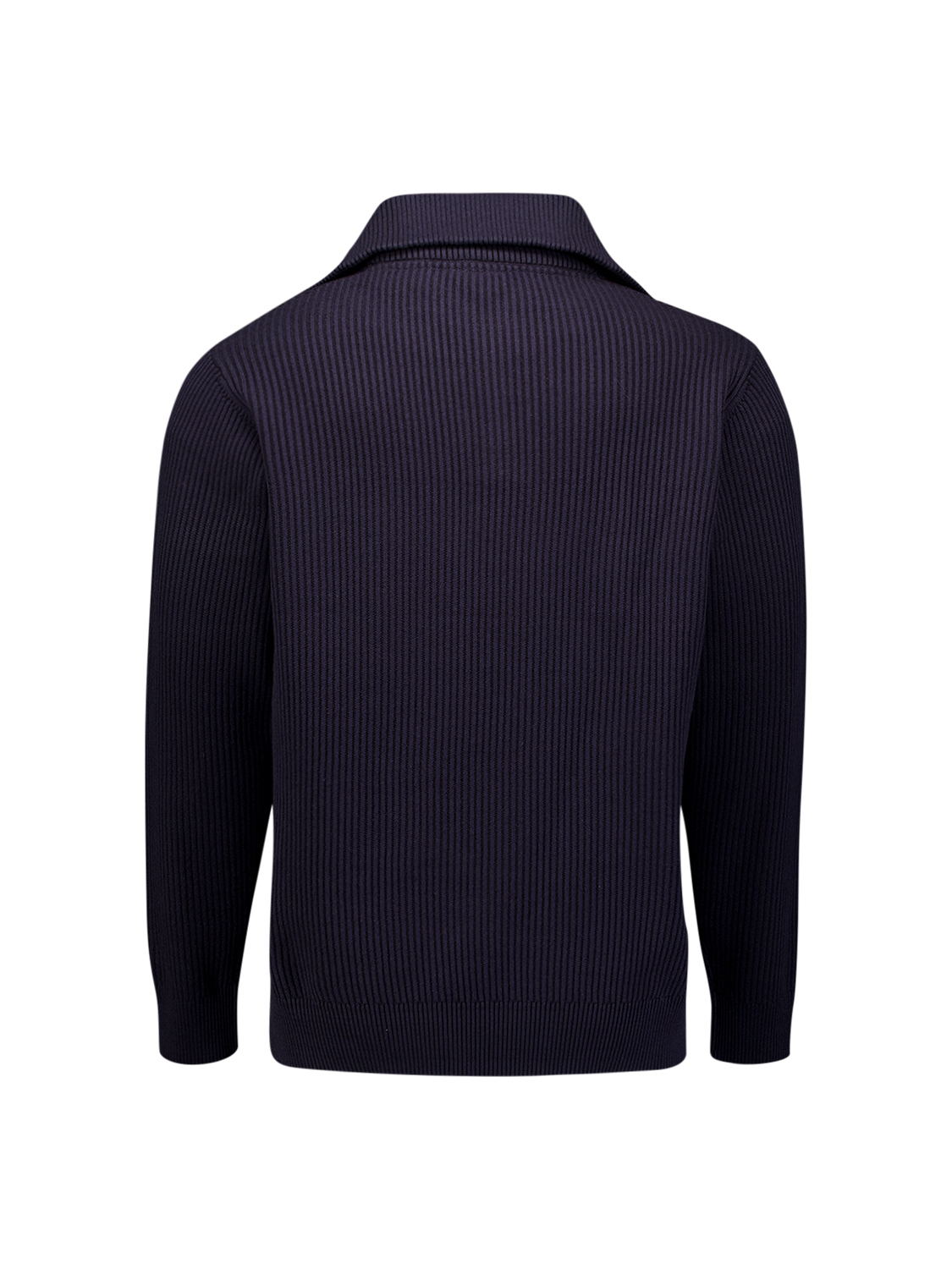 NO EXCESS Heren Schippers Trui Met Rits Donkerblauw - Afbeelding 5