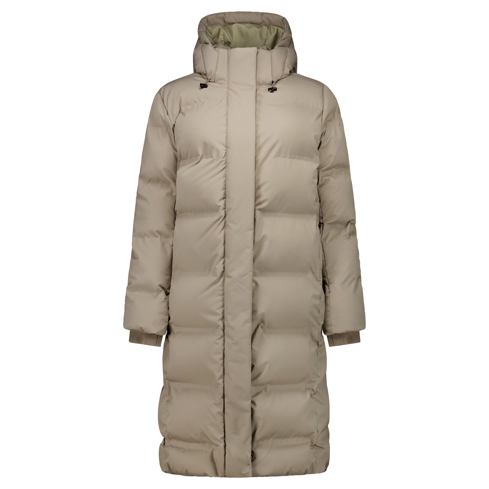 CARS Lange Dames Winterjas Stocky Leverkleur  - Afbeelding 2
