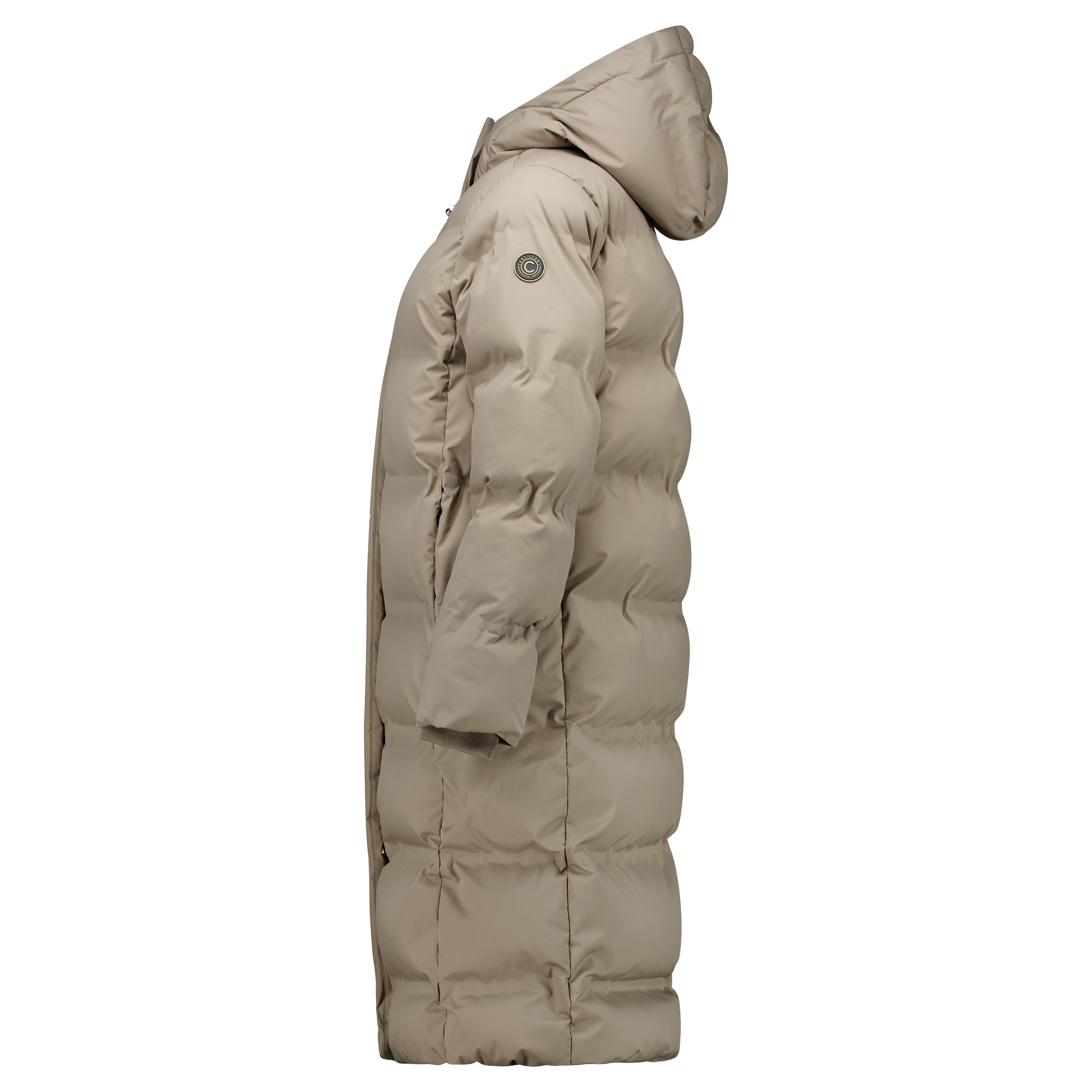CARS Lange Dames Winterjas Stocky Leverkleur  - Afbeelding 4