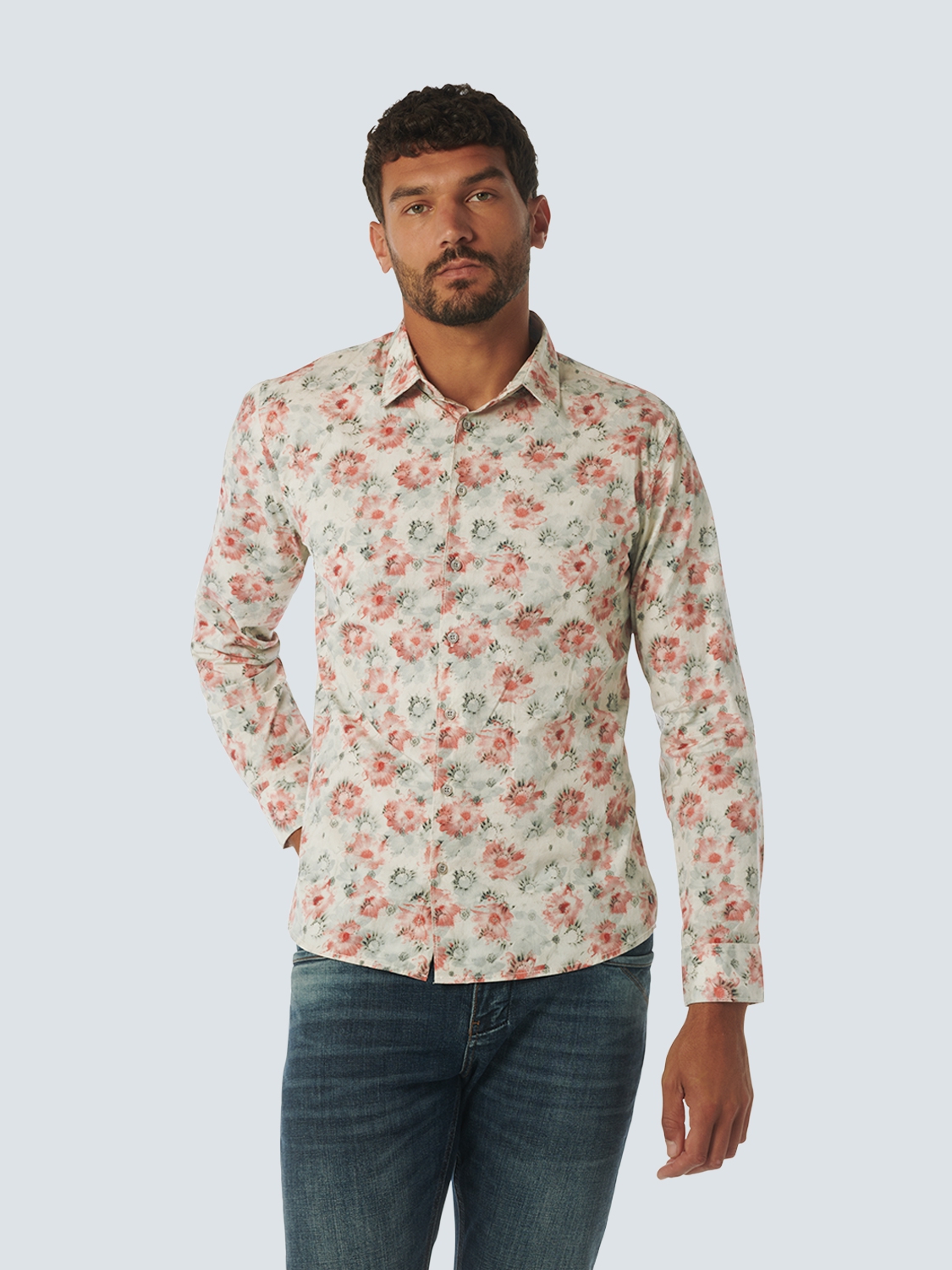 NO EXCESS Overhemd Print Melon  - Afbeelding 4