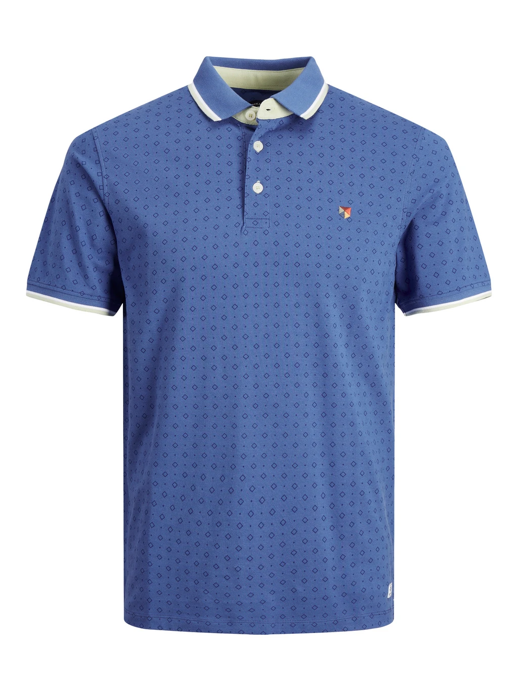 JACK&JONES Poloshirt Paulos Play Print Bright Cobalt 