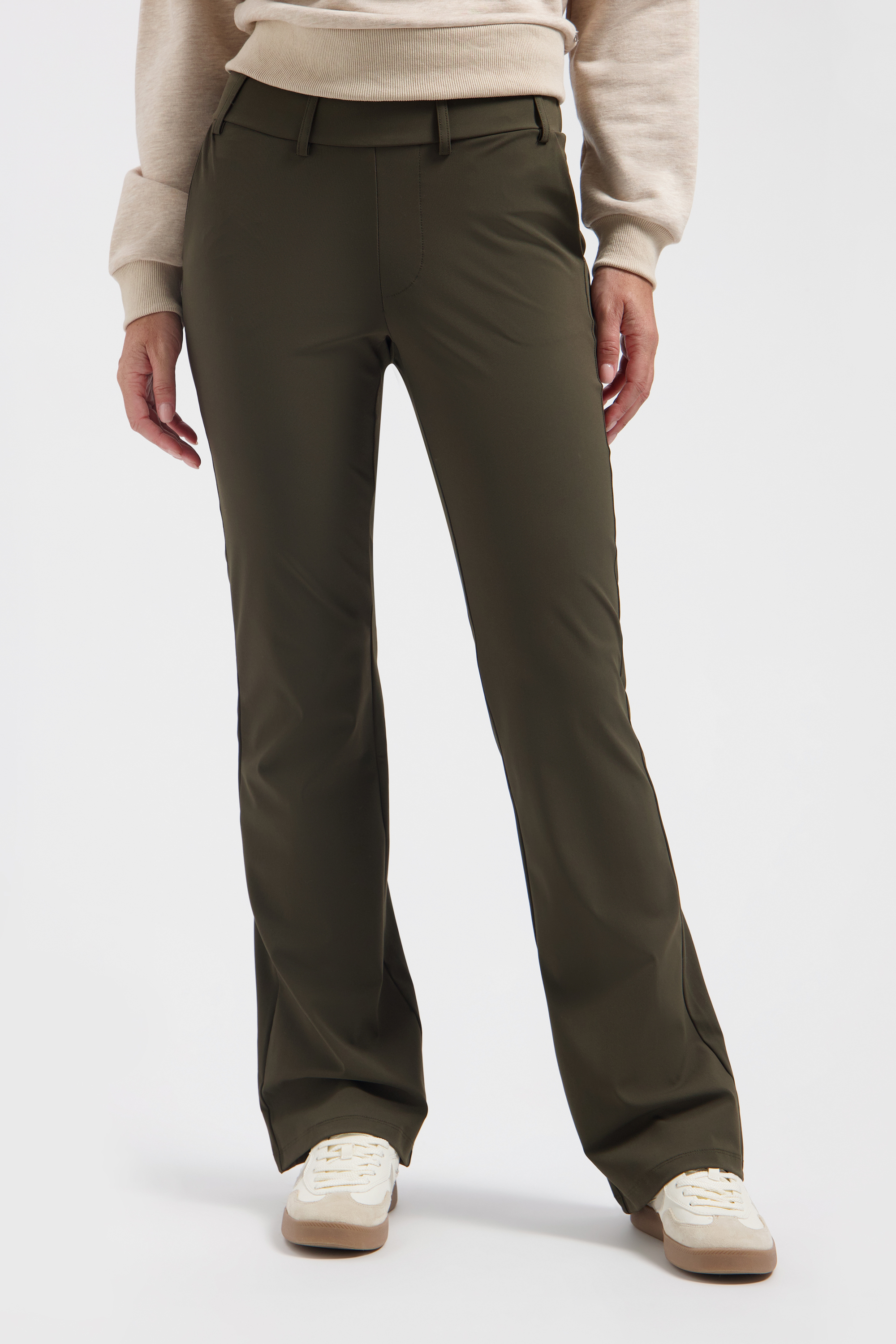 LADY DAY Dames Travel Broek Poppy Deep Forest Groen 