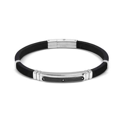 NOMINATION Heren Armband Zwart Staal 
