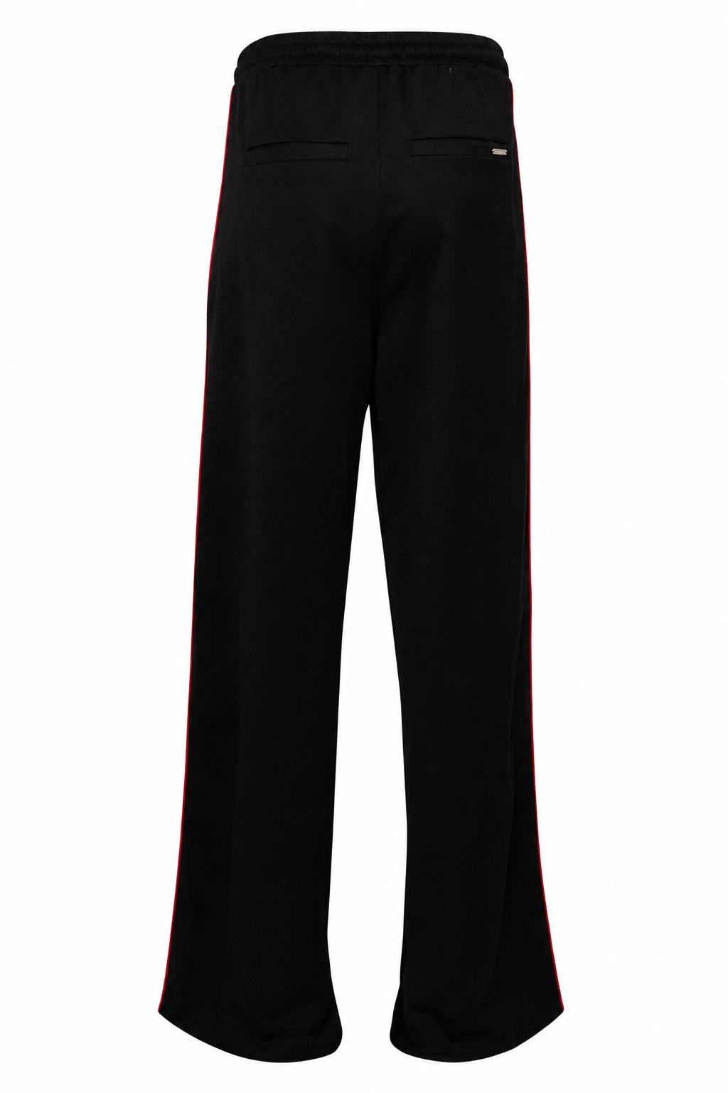 PURE BY ZIZO Dames Broek Rachel Zwart Met Rode Bies  - Afbeelding 3