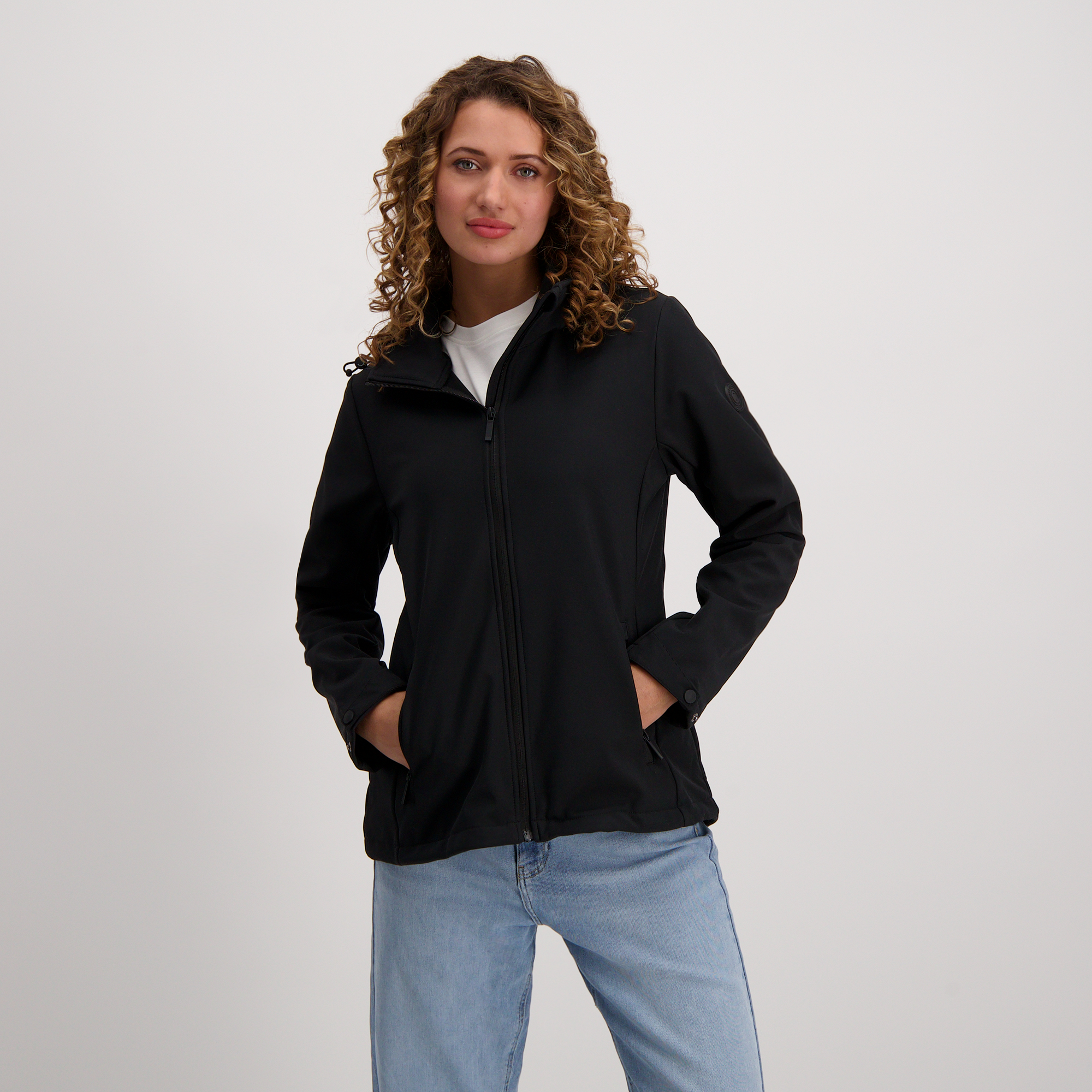 CARS Softshell Damesjas Kyrsa Zwart  - Afbeelding 5