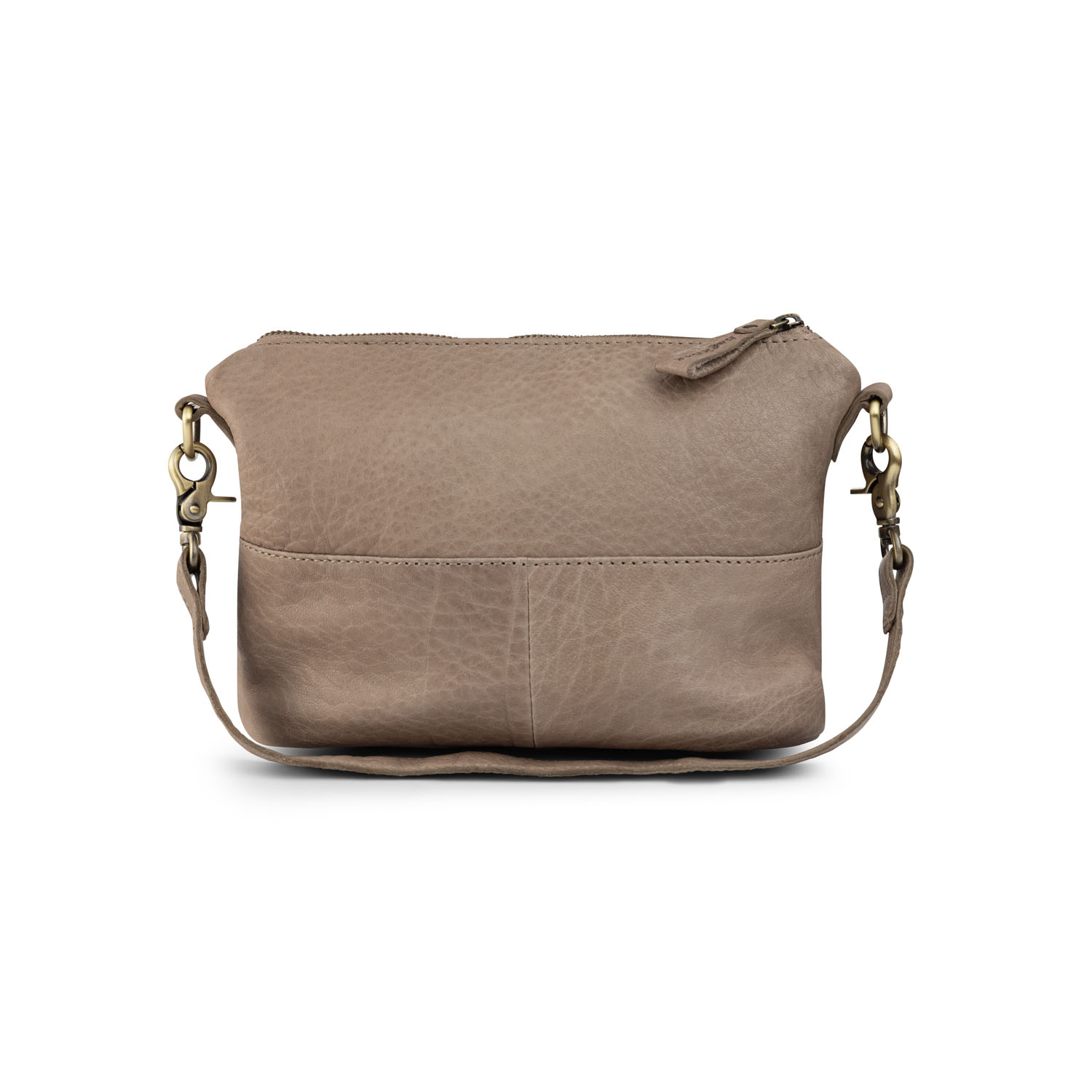 BAG2BAG Tas Nora Leer Grey Taupe  - Afbeelding 2