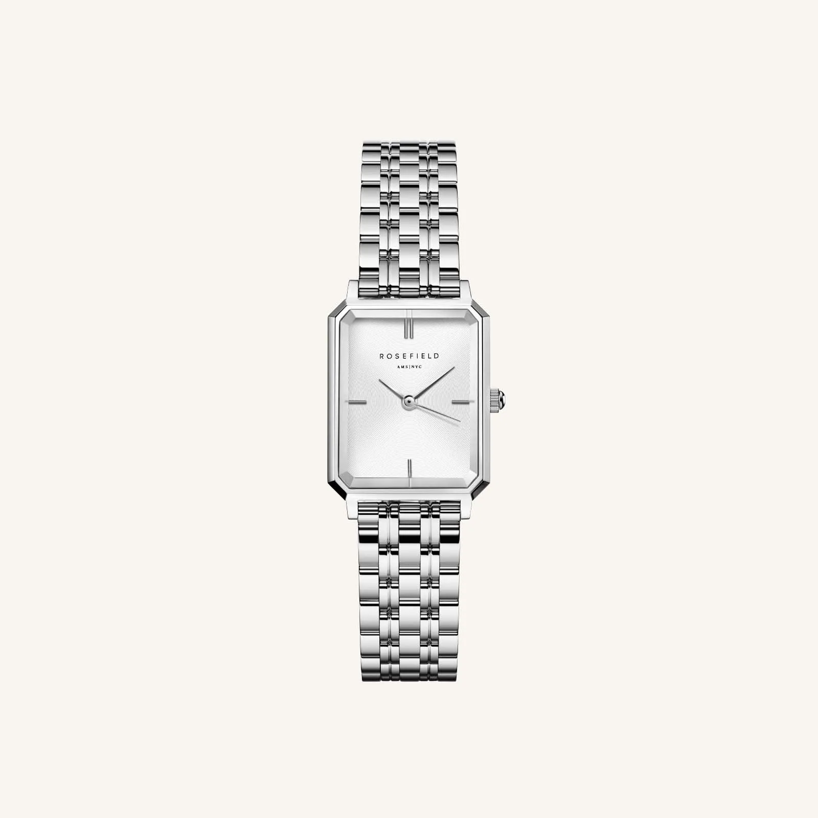 ROSEFIELD Dameshorloge Octagon XS Silver