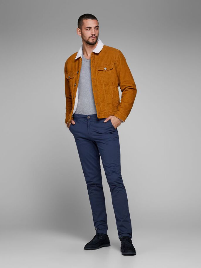 Jack&Jones Chino Broek Marco Bowie Navy  - Afbeelding 3