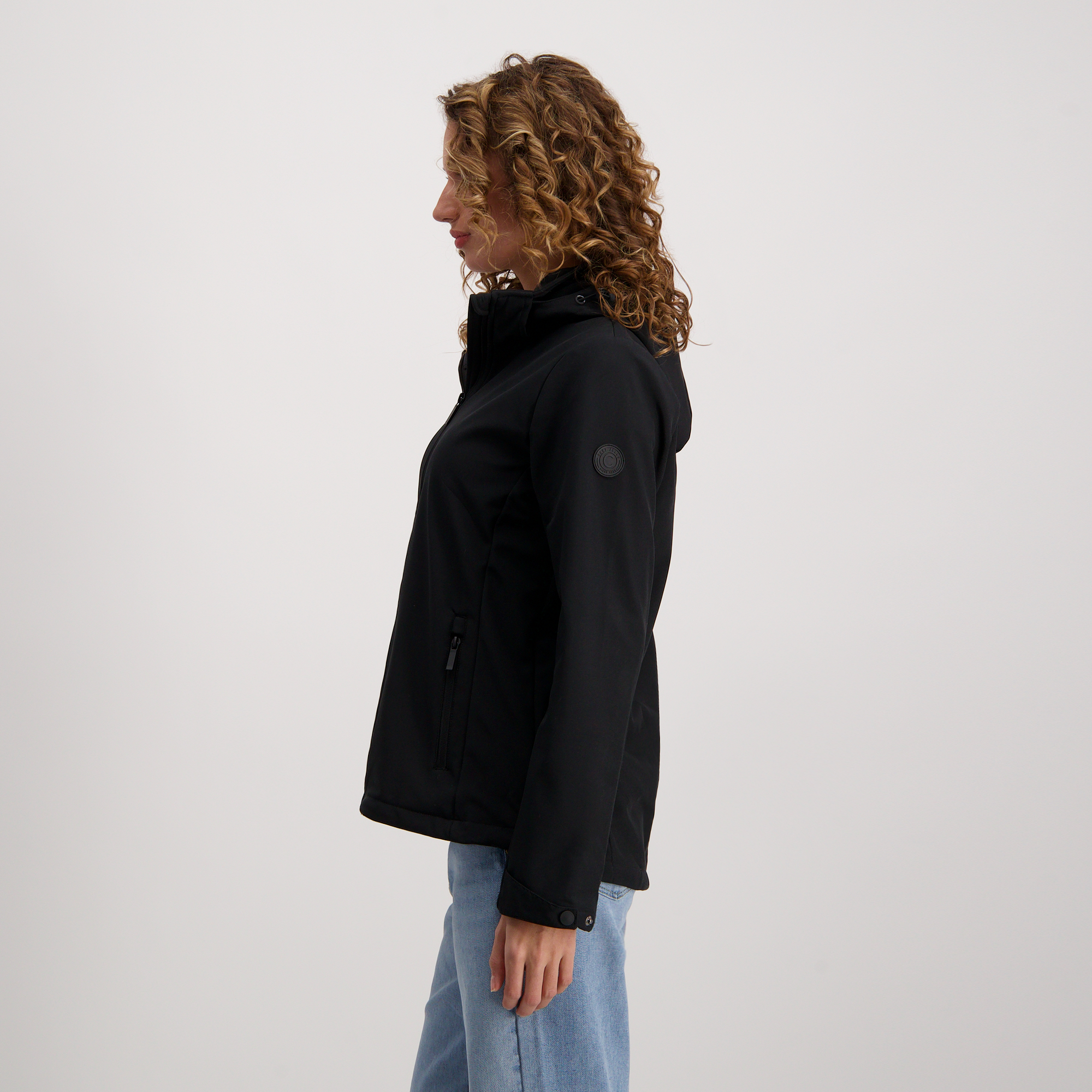 CARS Softshell Damesjas Kyrsa Zwart  - Afbeelding 6
