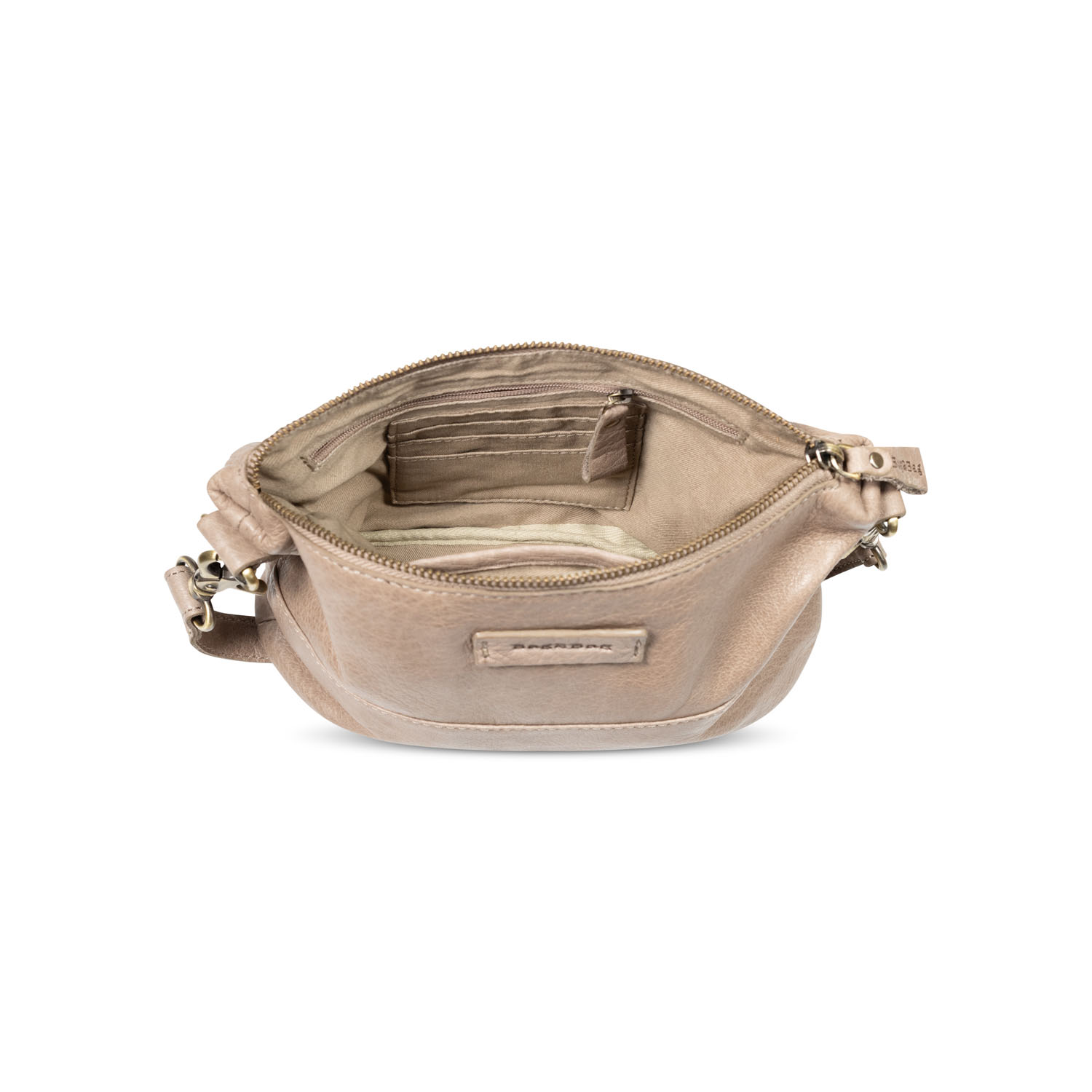 BAG2BAG Tas Nora Leer Grey Taupe  - Afbeelding 3