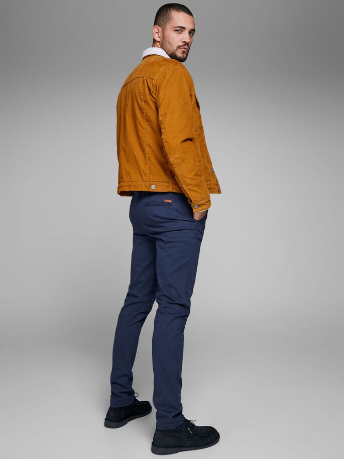 Jack&Jones Chino Broek Marco Bowie Navy  - Afbeelding 4