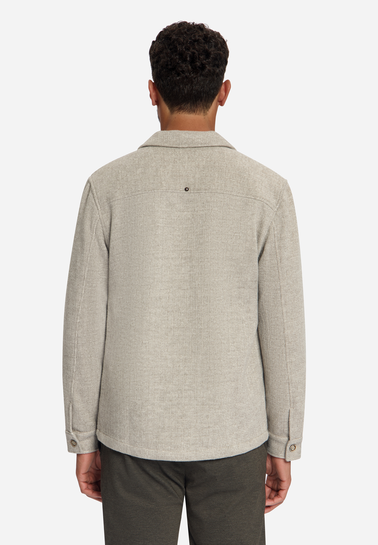 NO EXCESS Heren Overshirt Beige  - Afbeelding 2