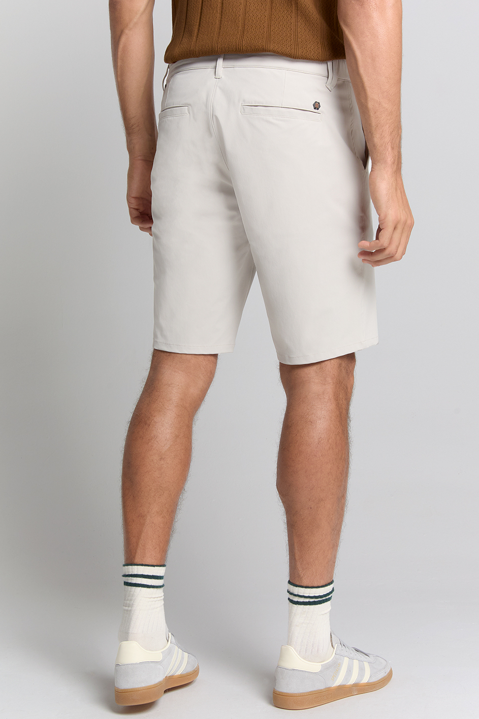 NO EXCESS Heren Travel Korte Broek Sedoc Stretch Zandkleur - Afbeelding 2