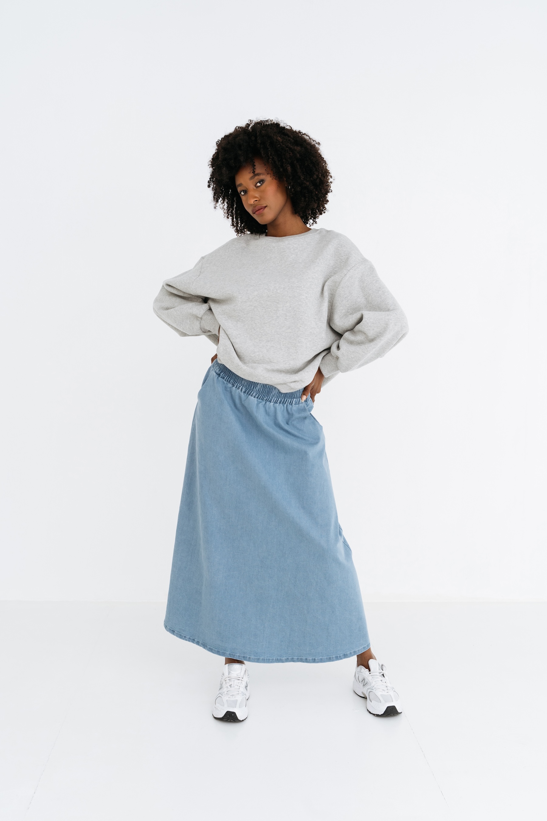 MAICAZZ Lange Rok Mike Blue  - Afbeelding 4