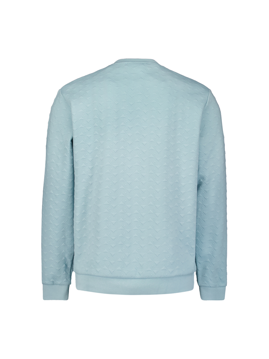 NO EXCESS Heren Sweater Jacquard Ice Lichtblauw  - Afbeelding 2
