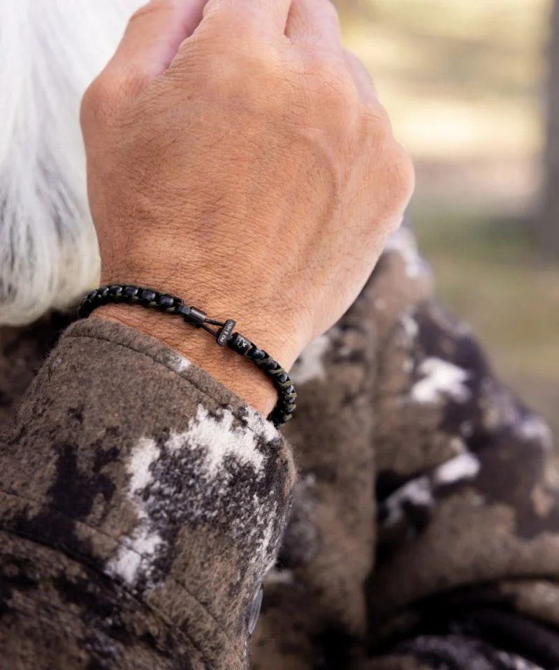 PIG&HEN Herenarmband Catena Venetian Army-Black  - Afbeelding 2