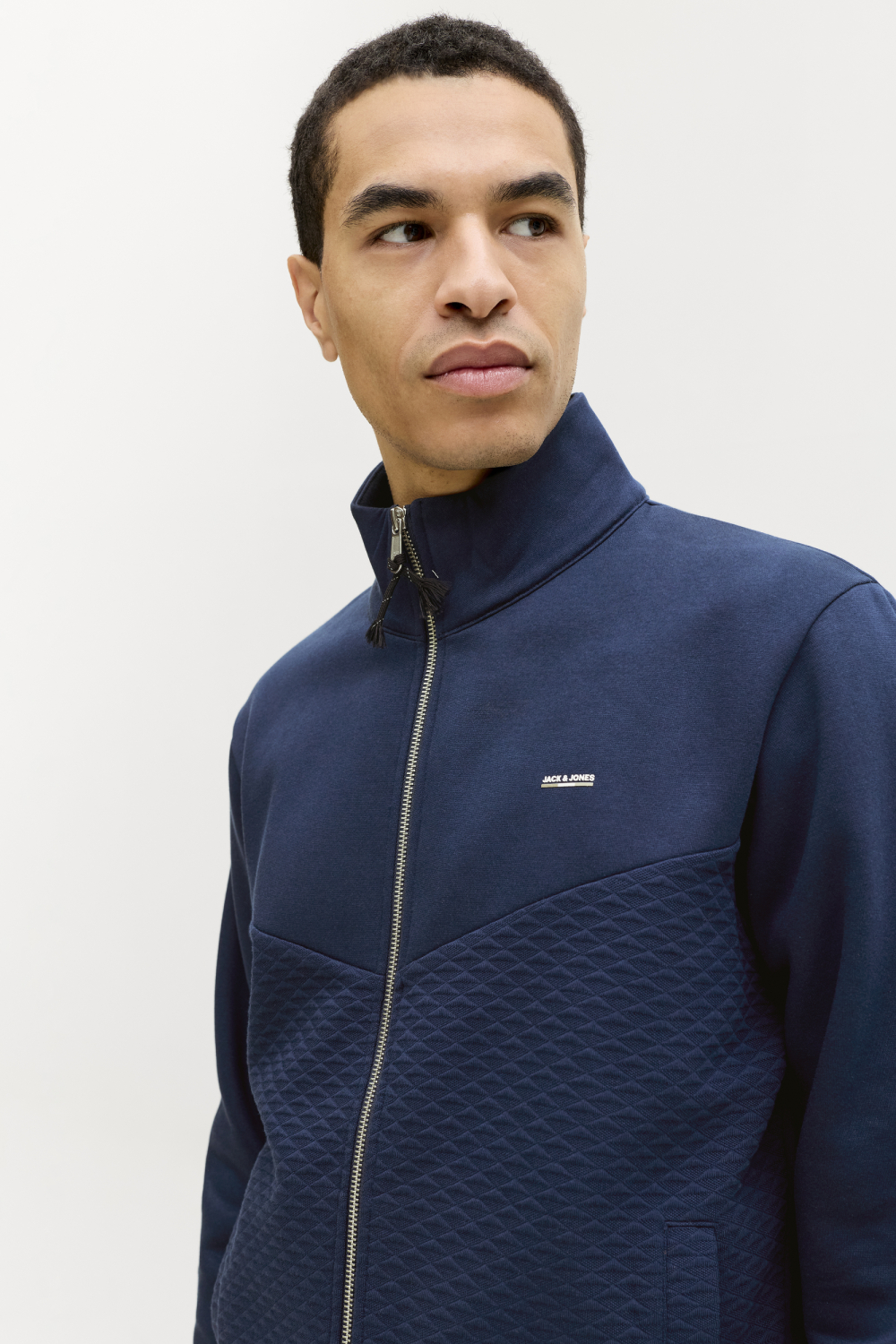 JACK&JONES Heren Sweat Vest Frankie Donkerblauw  - Afbeelding 4