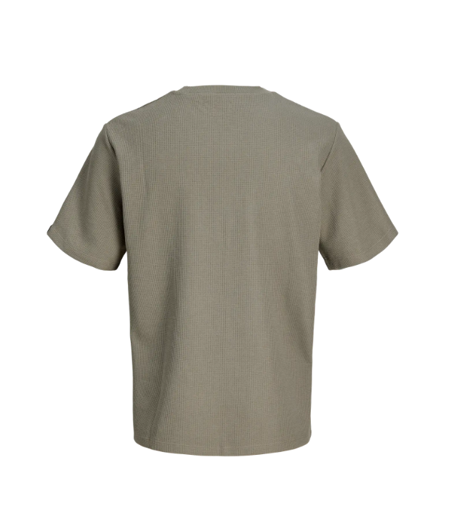 JACK & JONES Heren T-Shirt Daytona Wafelstructuur Groen  - Afbeelding 2