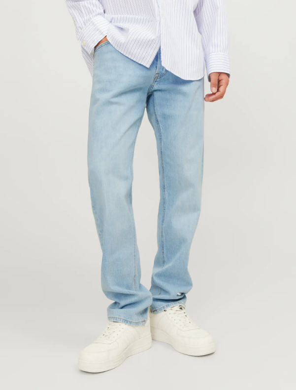 JACK&JONES Spijkerbroek Mike Tapered Fit Blue Denim