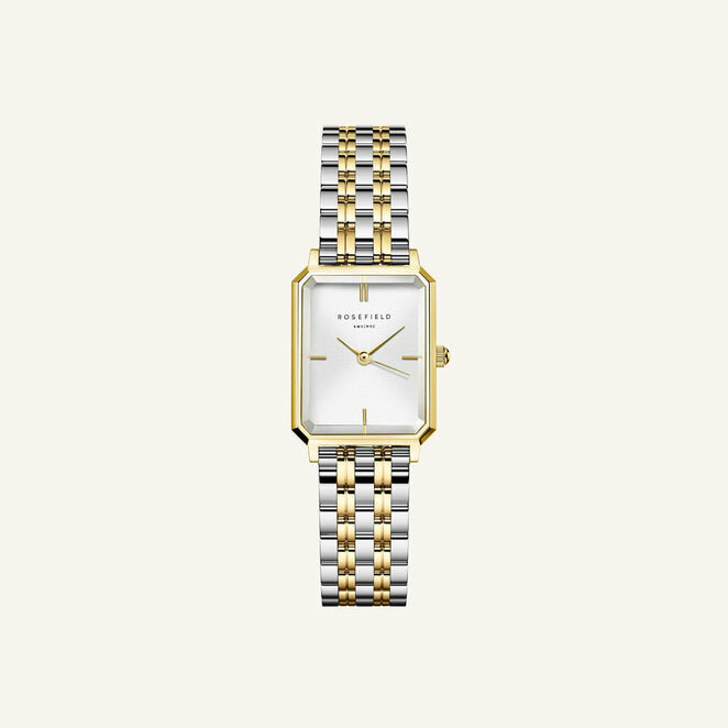 ROSEFIELD Dames Horloge Octagon XS Duotone Gold