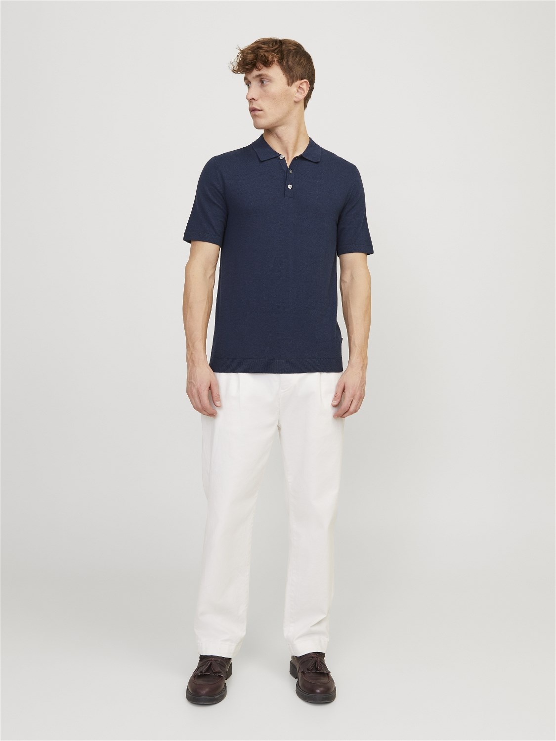 JACK&JONES Heren Poloshirt Donkerblauw  - Afbeelding 3