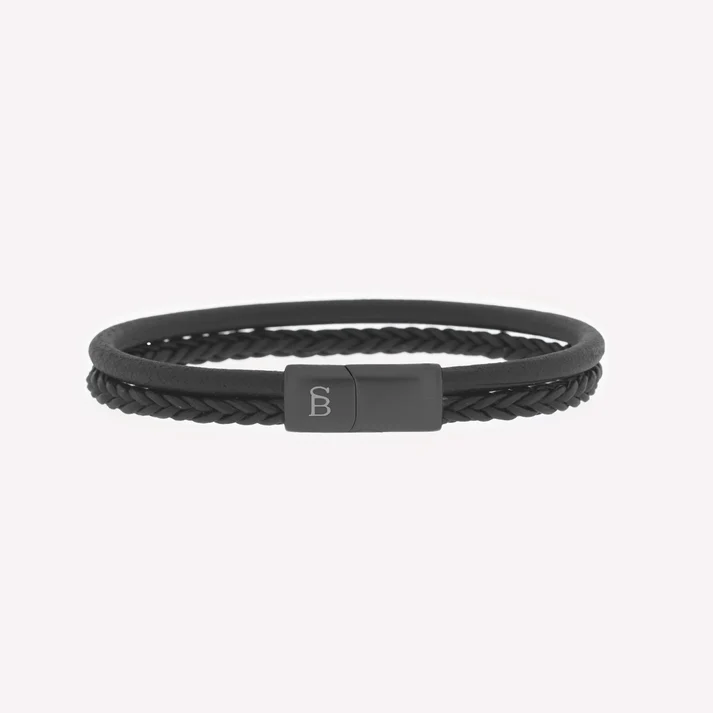 STEEL&BARNETT Herenarmband Denby Black Edition