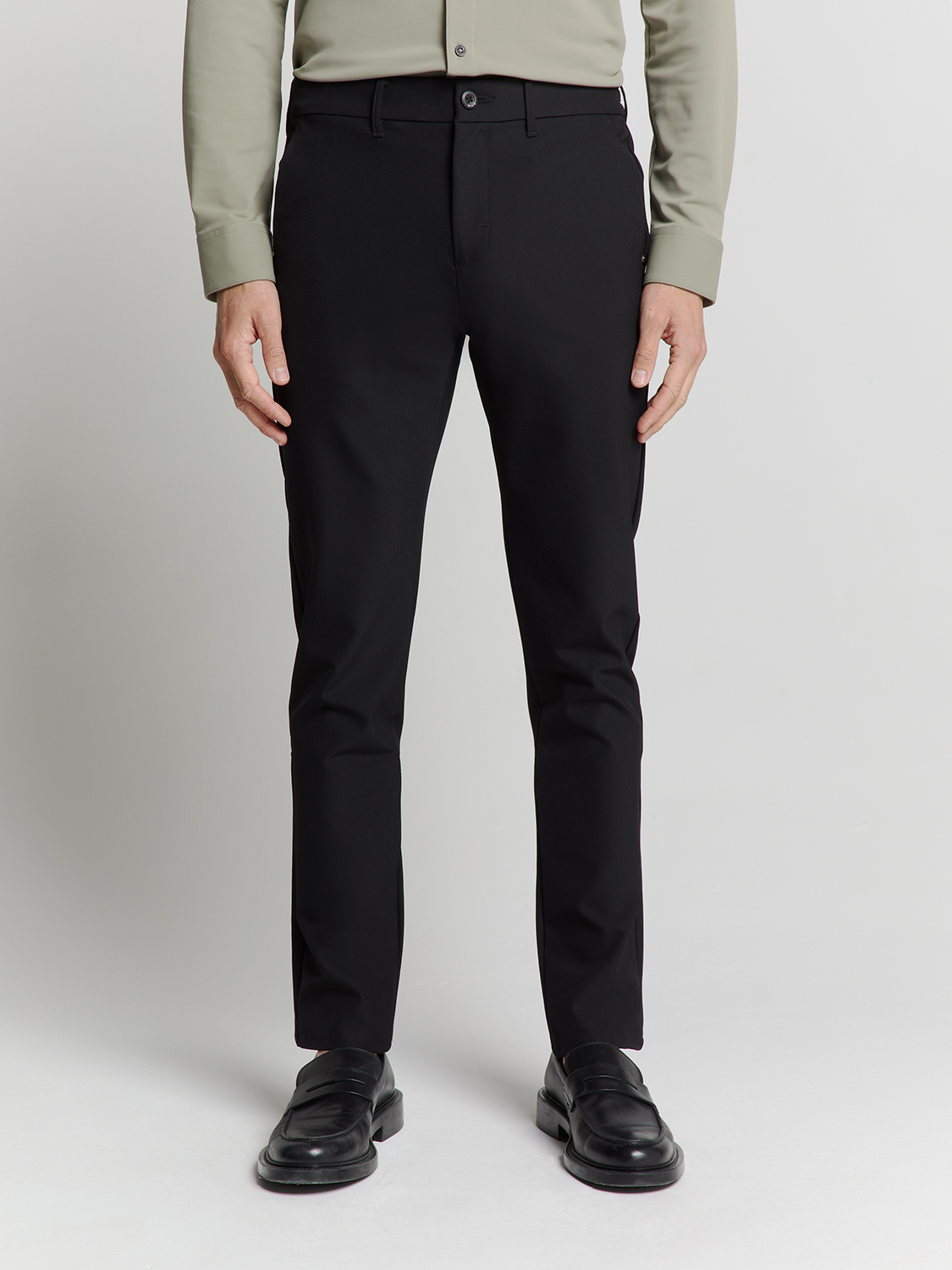 NO EXCESS Heren Travelbroek Sedoc Stretch Zwart