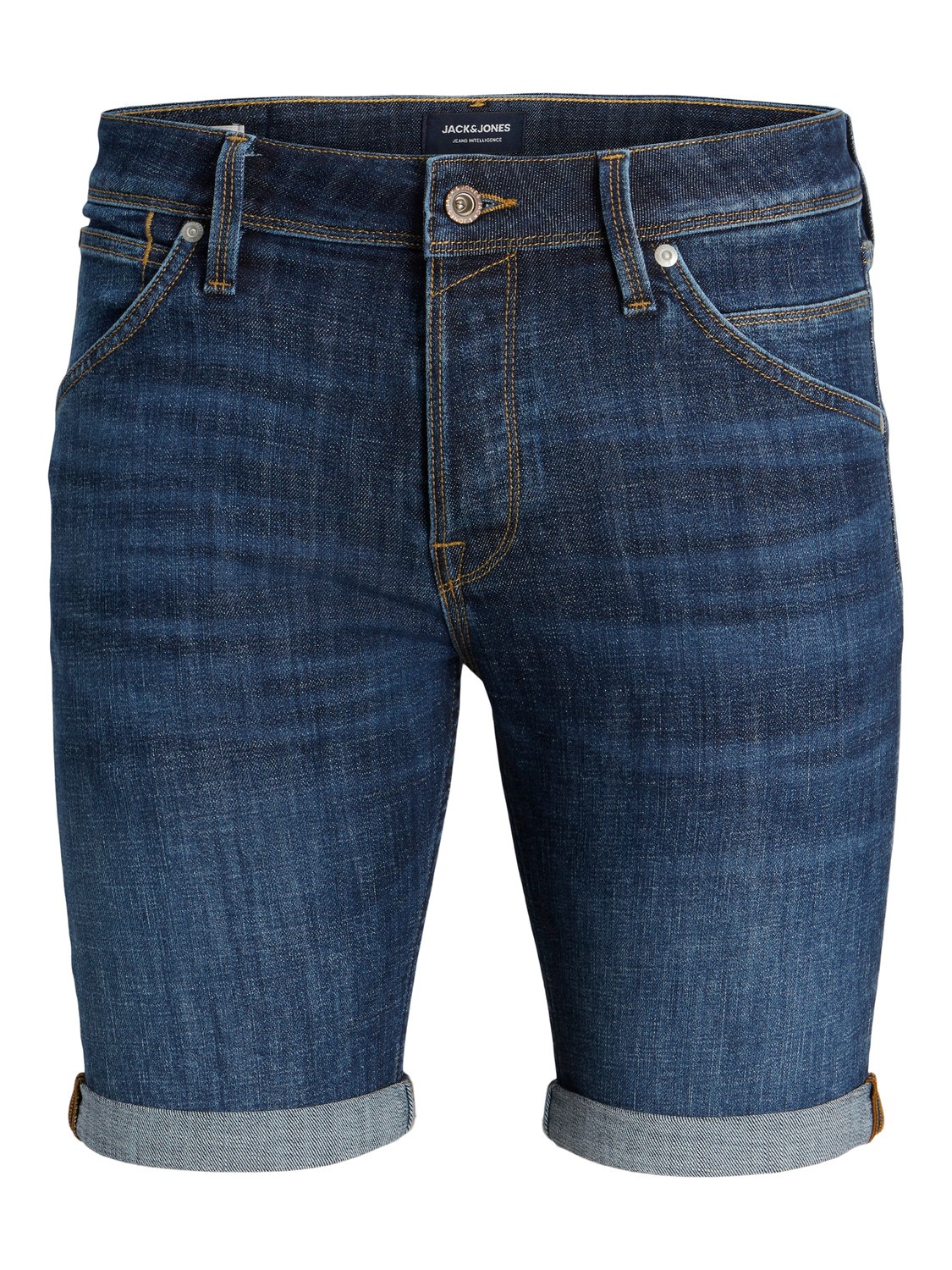 JACK&JONES Jeans Korte Broek Rick Dark Blue Denim